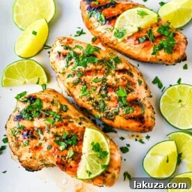 Zesty Cilantro Lime Chicken Marinade for juicy and flavorful grilled chicken, perfect for summer.