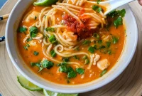 Aromatic Chicken Curry Noodle Bowl