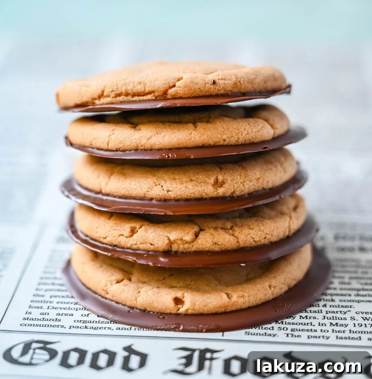 Ultimate Chocolate Peanut Butter Cookies 2 Indulge in the perfect harmony of nutty sweetness and creamy chocolate with these irresistible Chocolate Bottom Peanut Butter Cookies, featuring soft, chewy centers and crisp edges, beautifully finished with a smooth milk chocolate base.