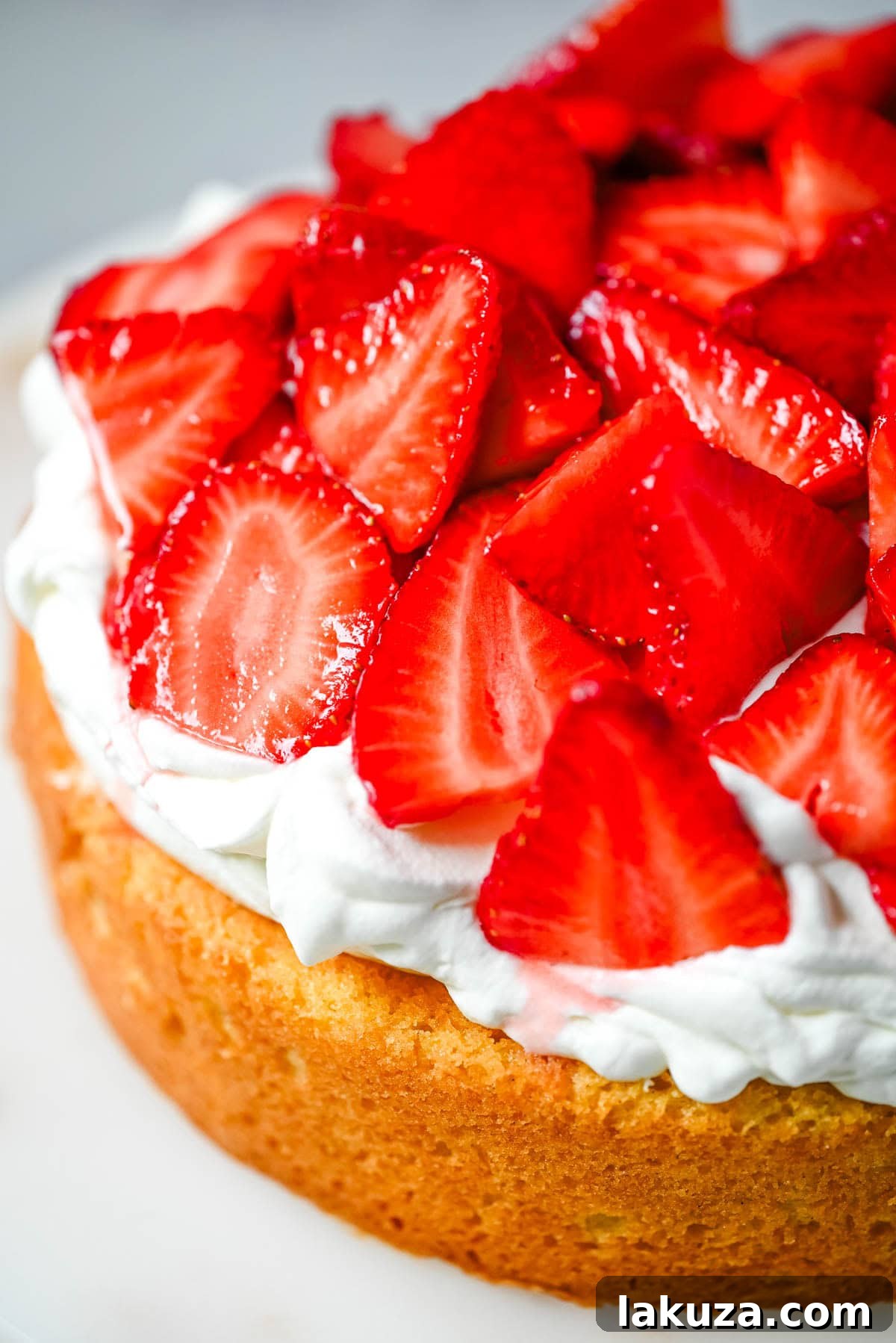 Fresh Strawberry Shortcake Delight 8 This Strawberry Shortcake Cake is a soft, buttery vanilla cake layered with fluffy homemade whipped cream and juicy strawberries. It’s the perfect spring and summer dessert that tastes like a classic strawberry shortcake but in an easy-to-slice cake form.