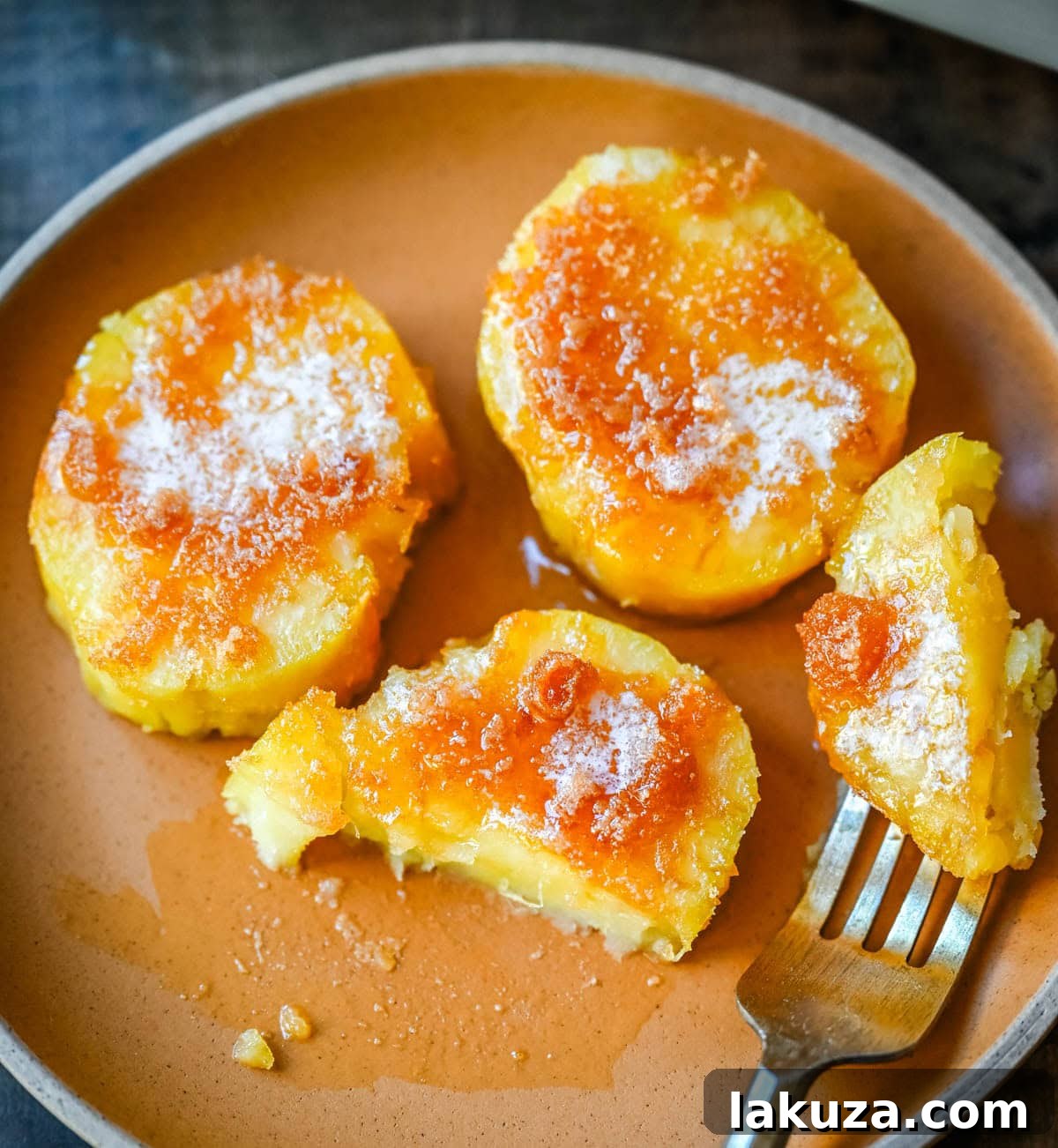 Brown Sugar Caramelized Japanese Sweet Potatoes. Roasted Japanese sweet potatoes caramelized with butter and brown sugar. Learn how to roast satsumaimo low and slow for the sweetest, perfectly tender results.