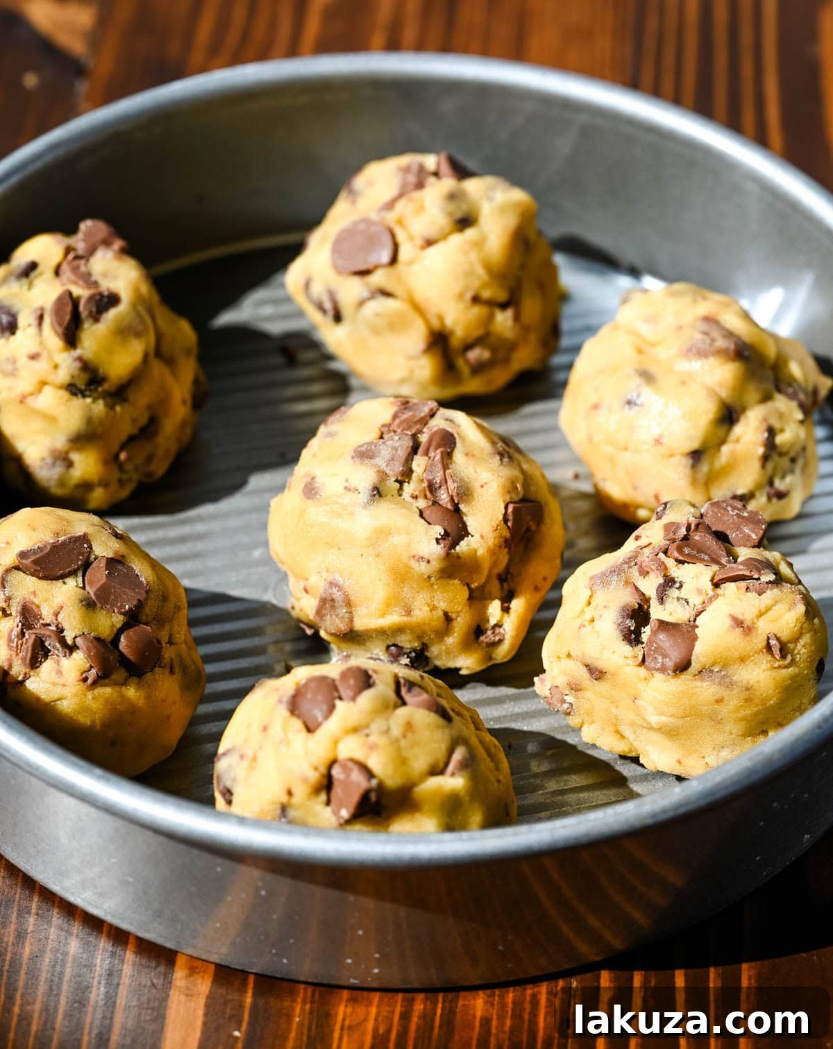 Spoon-Ready Cookie Bliss 5 Ingredients for scoopable cookies laid out on a table.