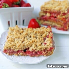 Delicious Strawberry Recipes for Every Occasion 19 Strawberry oat crumble bars with buttery oatmeal crust and jam filling