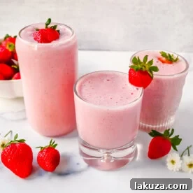 Delicious Strawberry Recipes for Every Occasion 21 Strawberry banana smoothie