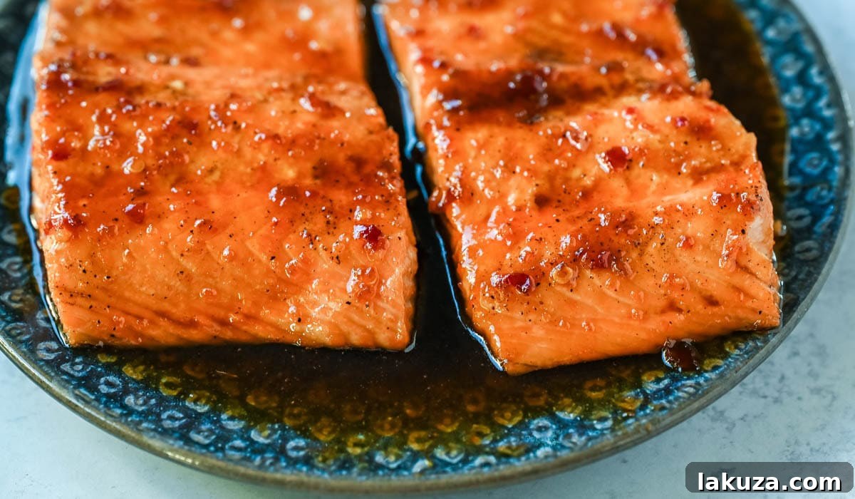 Sticky Honey Garlic Salmon Recipe for Quick Weeknight Dinner 4 Honey Garlic Salmon glazed with soy honey garlic sauce