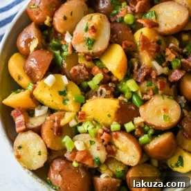 No mayo potato salad