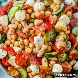 Italian dense bean salad