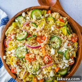 Mediterranean orzo salad