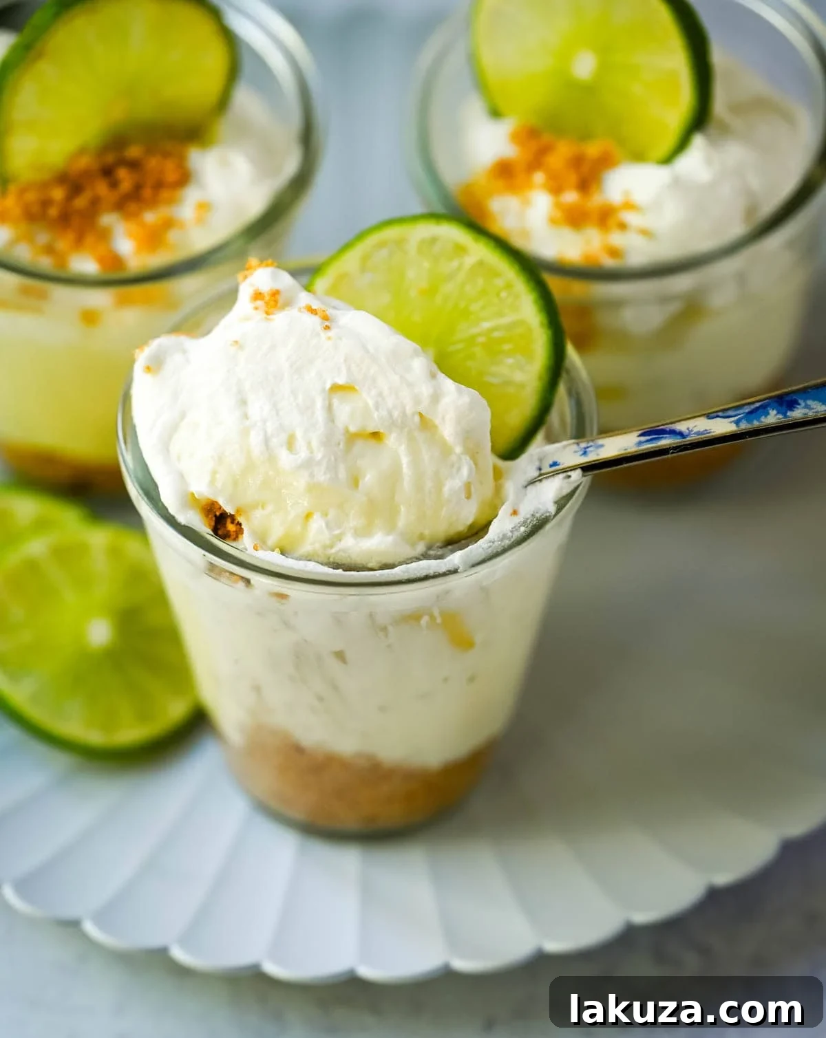 Mini Key Lime Pie Jars Recipe — No-Bake Individual Desserts 3 These key lime pie jars are a fresh, creamy twist on the classic key lime pie, made with layers of buttery graham cracker crust, tangy key lime filling, and fluffy whipped cream. Served in individual jars, they are perfect for entertaining or grab-and-go desserts.