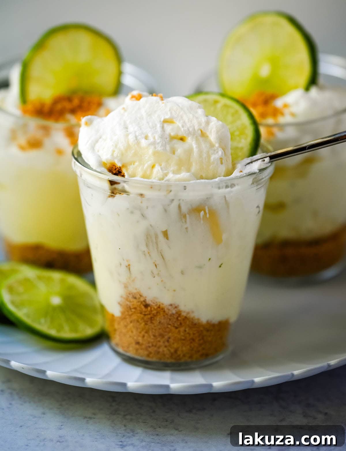 Mini Key Lime Pie Jars Recipe — No-Bake Individual Desserts 5 These key lime pie jars are a fresh, creamy twist on the classic key lime pie, made with layers of buttery graham cracker crust, tangy key lime filling, and fluffy whipped cream. Served in individual jars, they are perfect for entertaining or grab-and-go desserts.