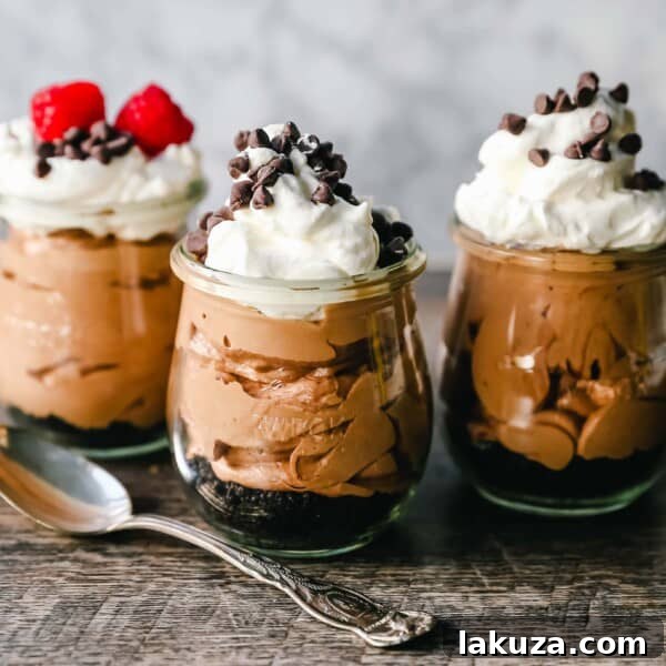 Mini Key Lime Pie Jars Recipe — No-Bake Individual Desserts 6 Chocolate Nutella Cheesecake Mousse No-Bake