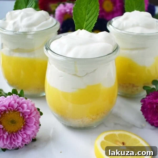 Mini Key Lime Pie Jars Recipe — No-Bake Individual Desserts 7 Lemon Cream Parfait Pie Jars