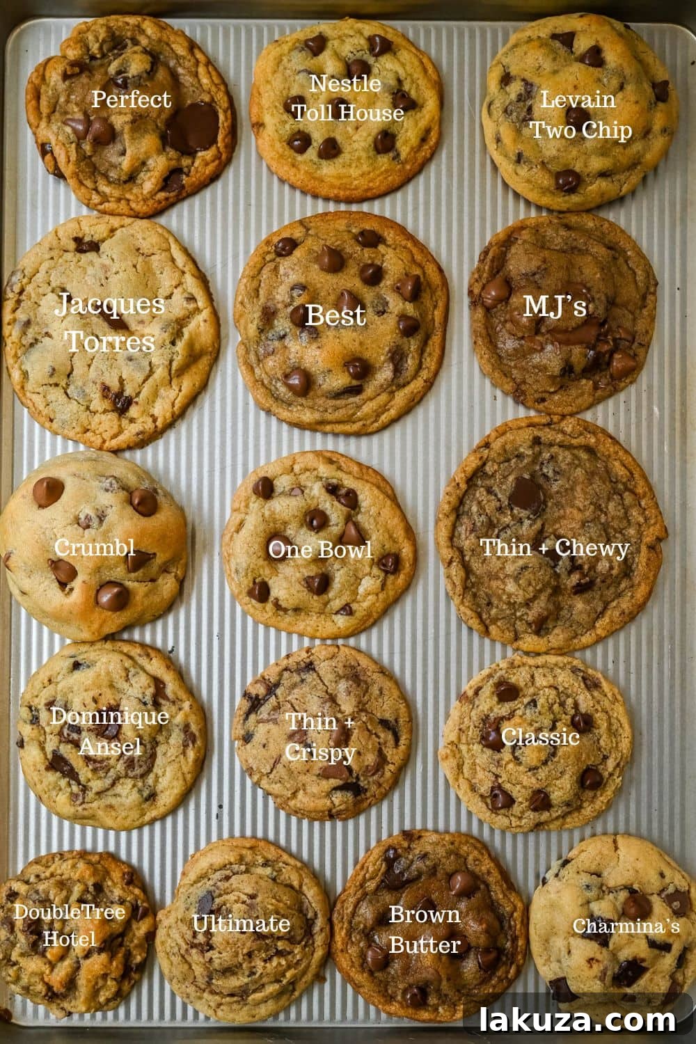Ultimate Guide to Chocolate Chip Cookie Recipes: Every Style Covered 2 If you have ever wondered what the difference is between all of the chocolate chip cookie recipes out there, you are in the right place. We tested every single chocolate chip cookie recipe on our blog side by side to find out exactly what makes each one unique — from thick bakery style cookies to thin and chewy classic cookies, soft and gooey one bowl cookies, and everything in between. Here's your Ultimate Chocolate Chip Cookie Showdown: 20 Recipes Compared.
