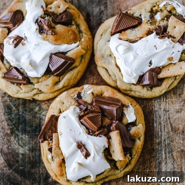 Chocolate Chip S'mores Cookies