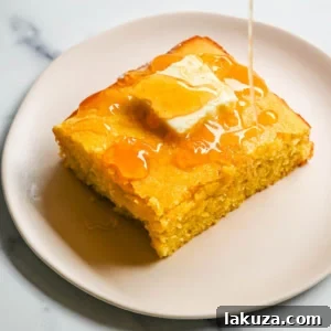 This moist and fluffy hot honey cornbread is sweet, slightly spicy, and absolutely packed with flavor.