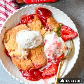 Strawberry Cobbler