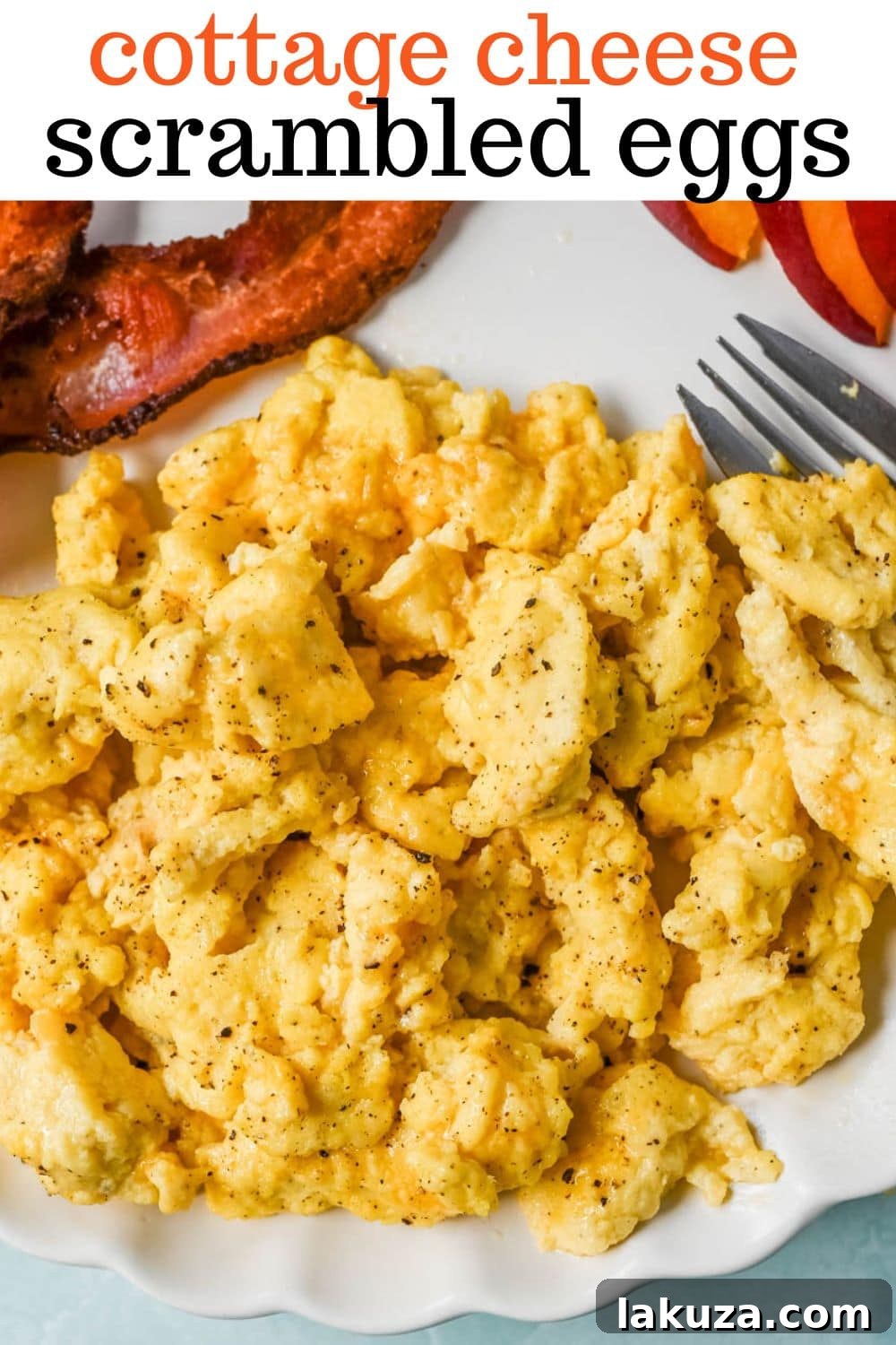 Creamy Cottage Cheese Scrambled Eggs Recipe 7 These Cottage Cheese Scrambled Eggs are the creamiest, fluffiest scrambled eggs you'll ever make — with over 20g of protein per serving! Learn the simple technique, the best mix-ins, and every tip for perfect scrambled eggs every time.