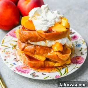 Peaches and Cream French toast