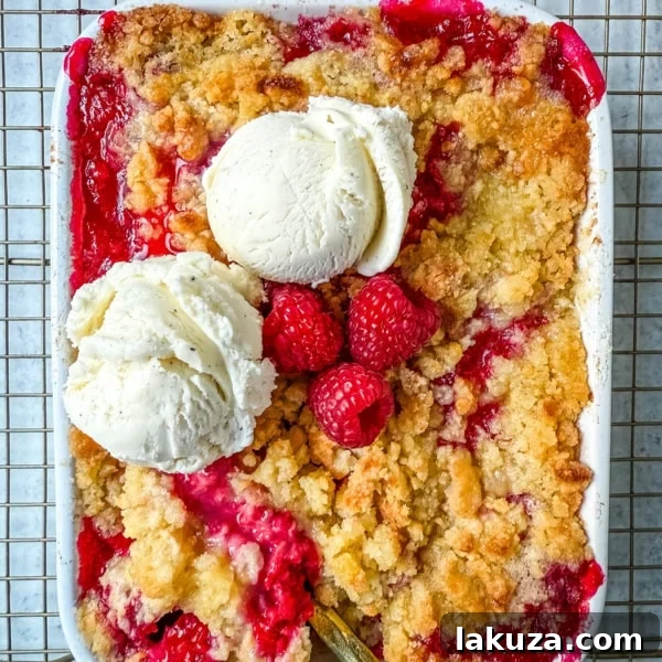 Classic Blackberry Crisp Recipe with Oat Streusel 15 Raspberry Crisp