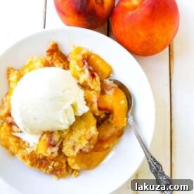 Peach Dump Cake