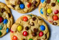 Chewy M&M Chocolate Chip Cookie Recipe