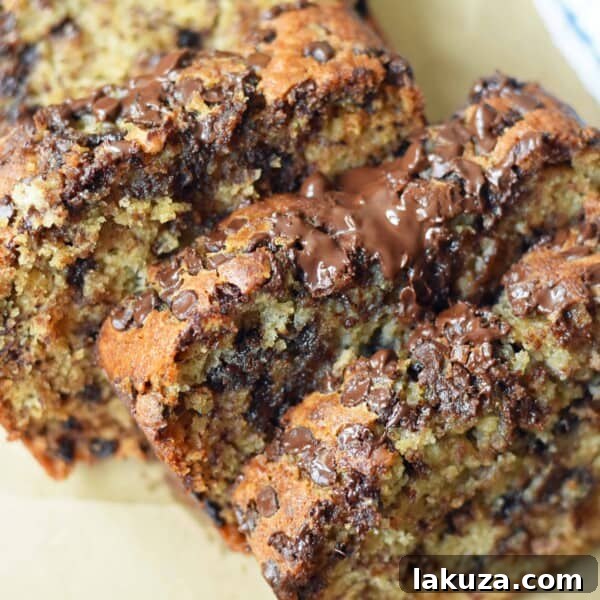 Chocolate chip banana bread image