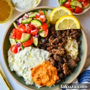 Greek Beef Bowls thumbnail