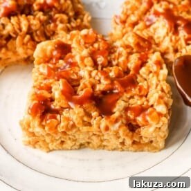 35+ Dessert Bar Recipes: Brownies, Blondies, Lemon Bars 17 Salted Caramel Rice Krispies Treats