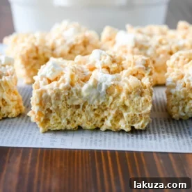 35+ Dessert Bar Recipes: Brownies, Blondies, Lemon Bars 7 Brown Butter Rice Krispies Treats
