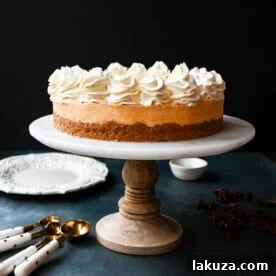 No-bake pumpkin cheesecake