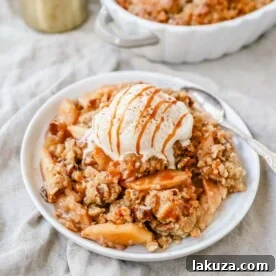 Apple crumble