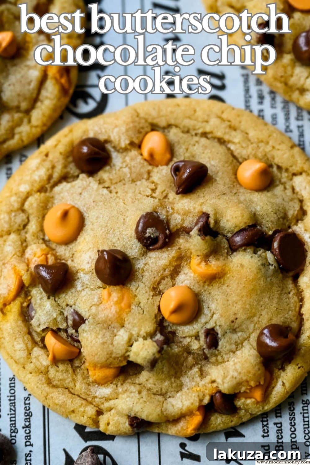 Soft and Chewy Butterscotch Chocolate Chip Cookies 12 This easy butterscotch chocolate chip cookie recipe delivers crisp, buttery edges and soft, chewy centers. Made with melted butter, brown sugar, and butterscotch chips — no mixer needed.