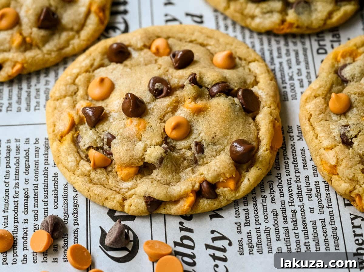 Soft and Chewy Butterscotch Chocolate Chip Cookies 3 This easy butterscotch chocolate chip cookie recipe delivers crisp, buttery edges and soft, chewy centers. Made with melted butter, brown sugar, and butterscotch chips — no mixer needed.