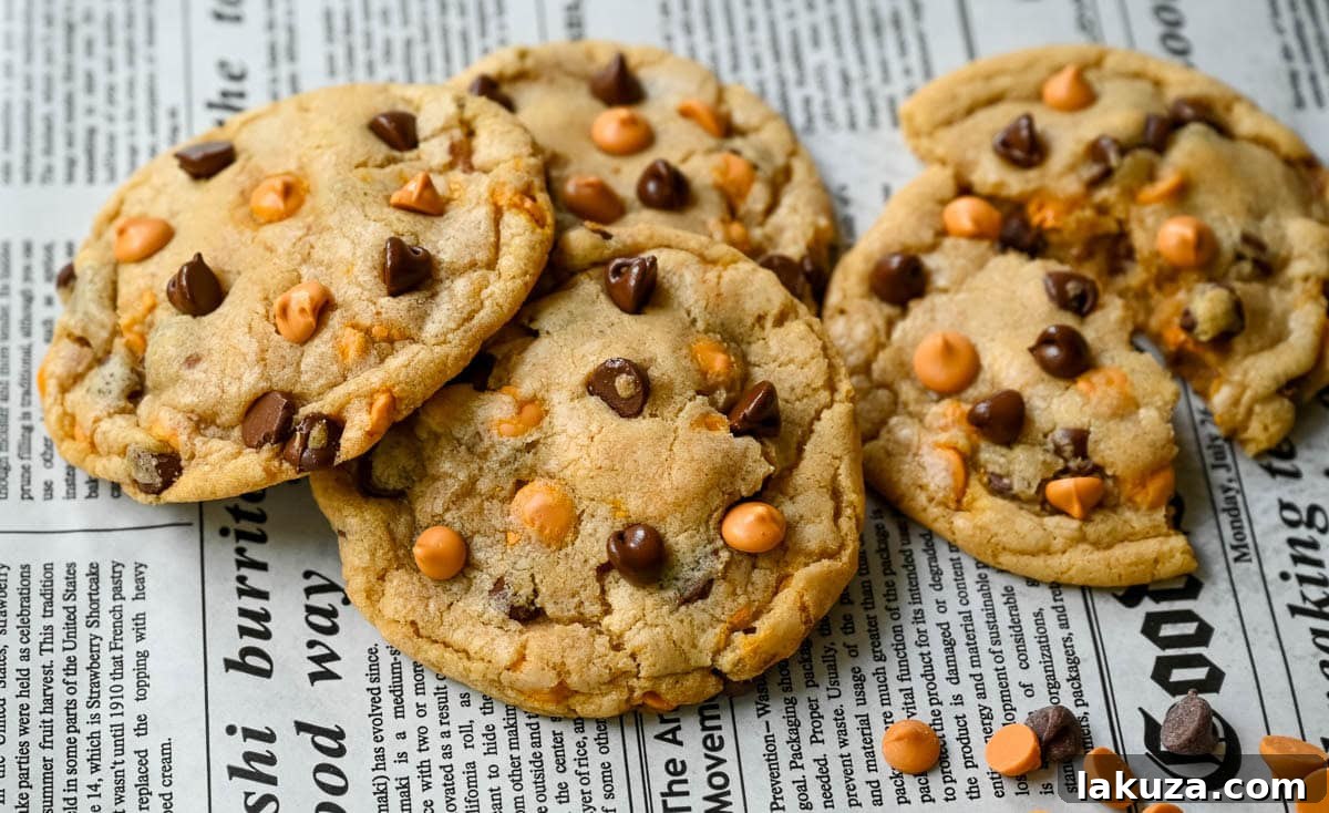 Soft and Chewy Butterscotch Chocolate Chip Cookies 4 This easy butterscotch chocolate chip cookie recipe delivers crisp, buttery edges and soft, chewy centers. Made with melted butter, brown sugar, and butterscotch chips — no mixer needed.