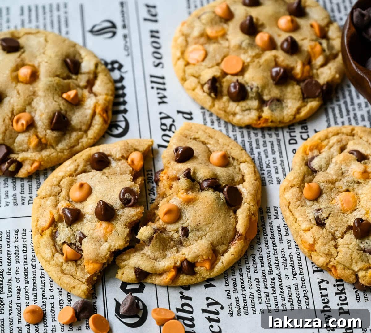 Soft and Chewy Butterscotch Chocolate Chip Cookies 6 This easy butterscotch chocolate chip cookie recipe delivers crisp, buttery edges and soft, chewy centers. Made with melted butter, brown sugar, and butterscotch chips — no mixer needed.